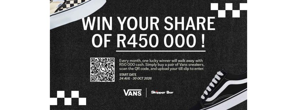 Vans R450 000 Cash Giveaway – Terms and Conditions
