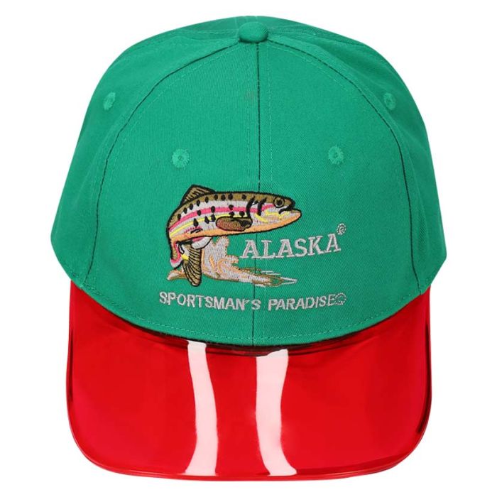 Alaska 6 Panel Cap Plastic Peak Green | Everyday Casual Headwear