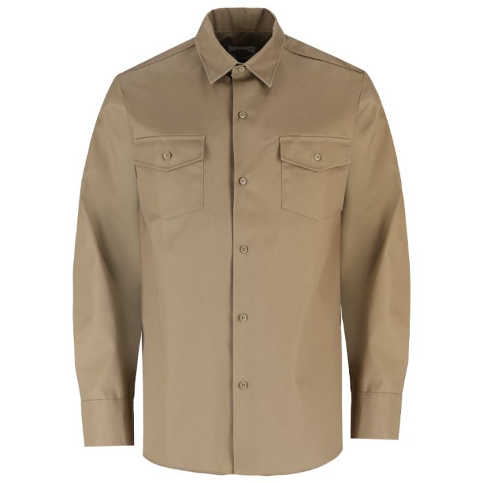 Skipper Bar Dickies 847 Shirt Mens Khaki|Skipper Bar Online - Main Image