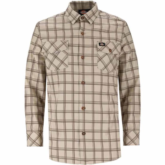 DKS263ST-DICKIES-QUINCY-SHIRT-STONE-0057968-V1