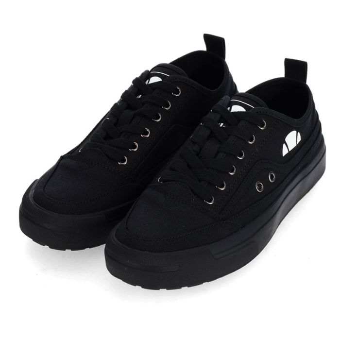 ネロ Skipper Bar Ellesse Tela Shoes Mens Mono Black (SHF4466) | Skipper