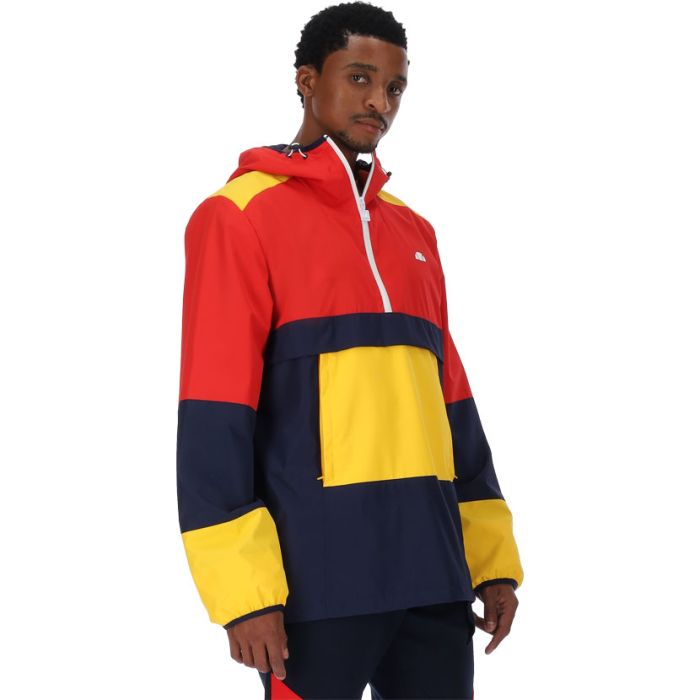 ellesse Baseline Striped Jacket Mens Dress Blue/Yellow | ELW26-MA-0007