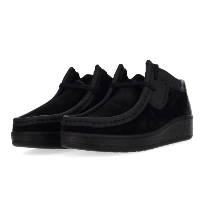 Skipper Bar Grasshopper Hornsby Suede Shoes Youth Black | Skipper