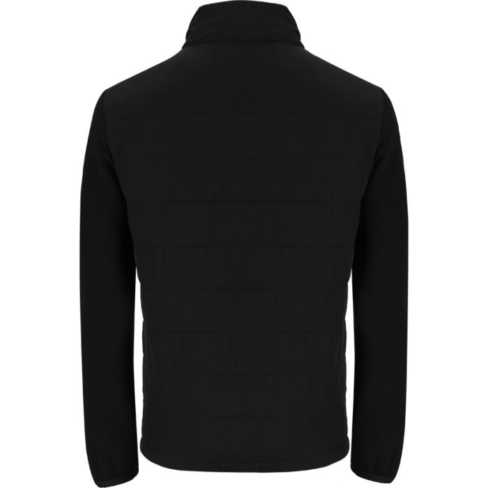Nikos Mixed Fabrication Jacket Mens Black | Casual Outerwear