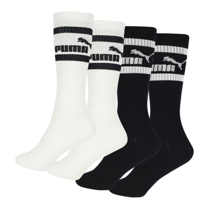 PMA5711BW-PUMA-MID-CALF-LOGO-BLAC-WHITE-68303401-V1 PMA5711BW-PUMA-MID-CALF-LOGO-BLAC-WHITE-68303401-V1