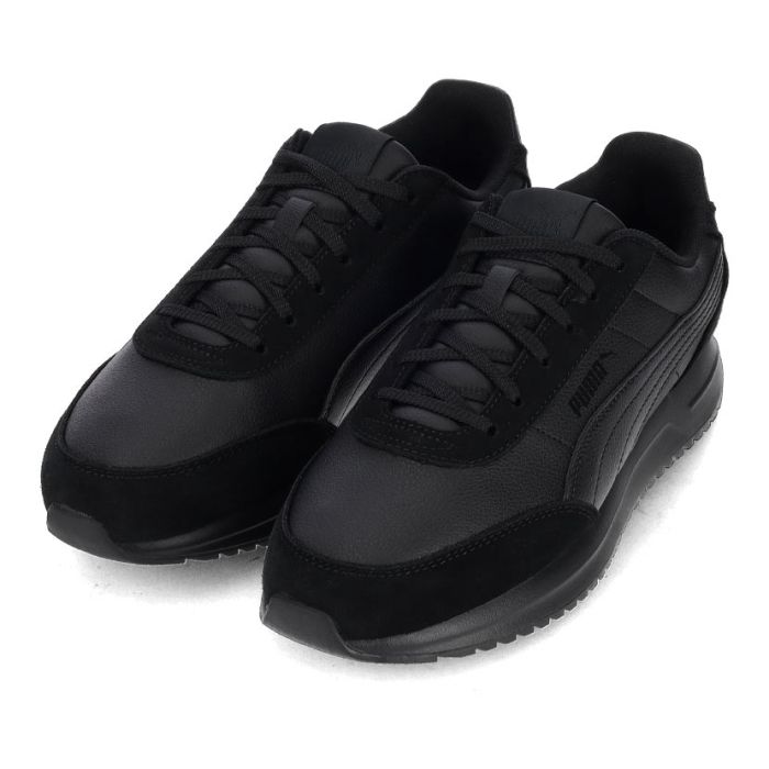 Puma R78 Lightwind SL Shoes Mens Black/Gum | 40472805