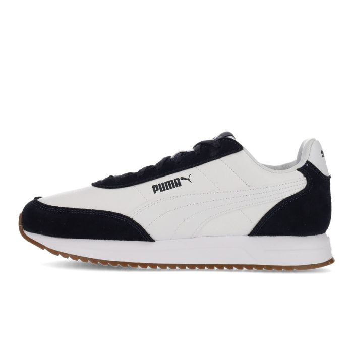Puma R78 Lightwind SL Shoes Mens White/New Navy | Retro Running