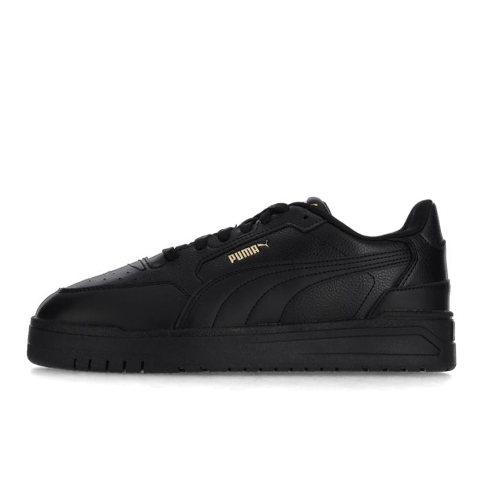 Puma Shuffle Downtown Shoes Mens Black/Gold | Lifestyle Sneakers