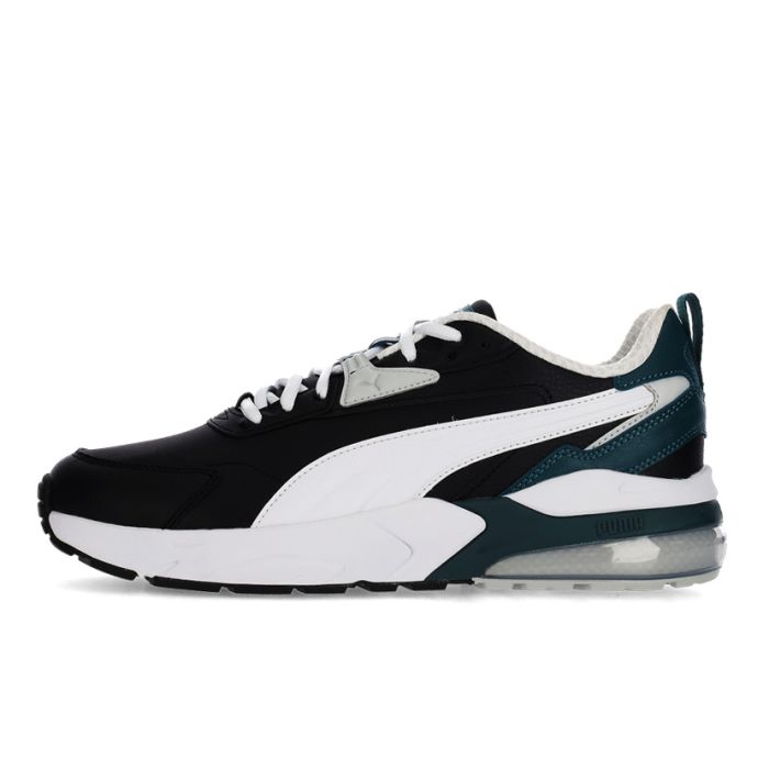 Skipper Bar Puma Vis2K Shoes Mens Black/White/Blue | Skipper Bar