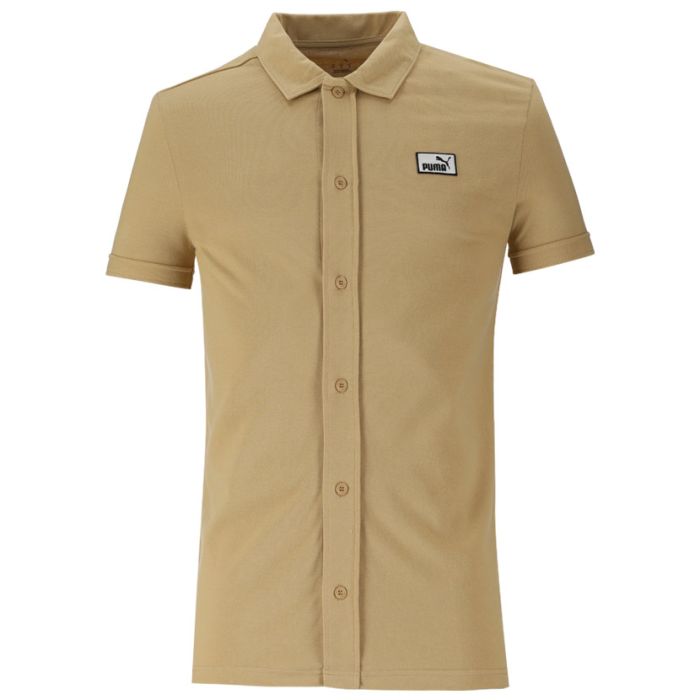Puma Pique Shirt Mens Sand Dune | Classic Polo Style | Skipperbar