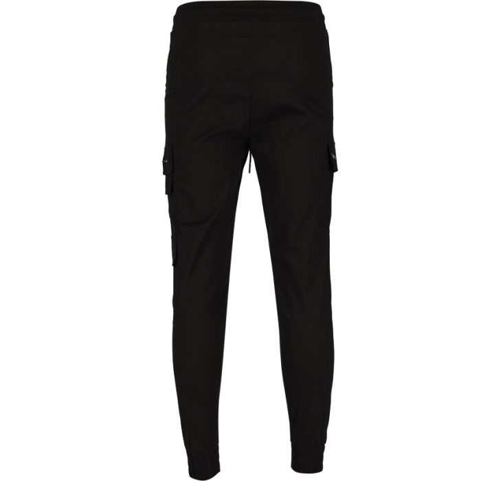 Rossimoda Mario Cargo Pants Mens Black/Gold (Q425) | Skipperbar