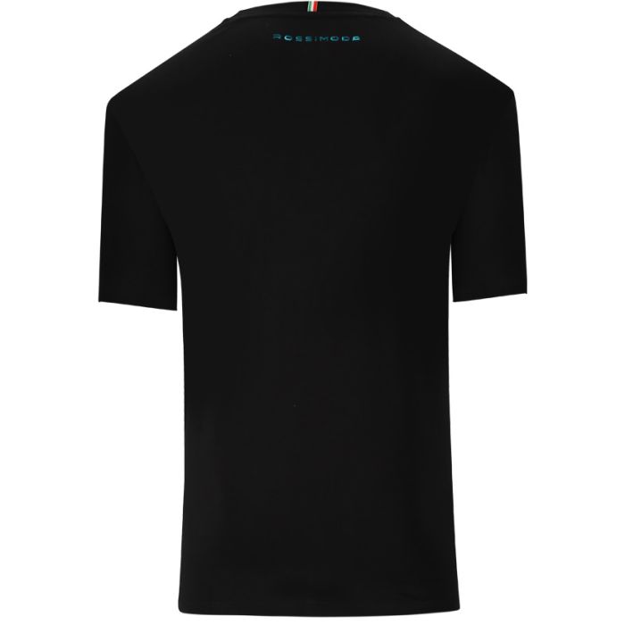 Rossimoda Lucas T-Shirt Mens Black/Multi | Everyday Casual