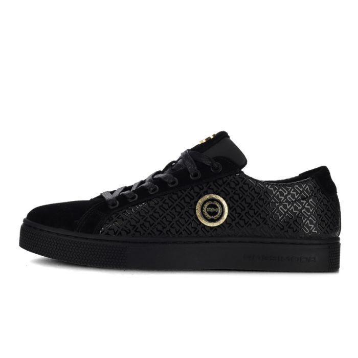 ROS630BG-ROSSIMODA-ROMAN-SNKR-BLK-GLD-26W-ROMLOSKR-V1