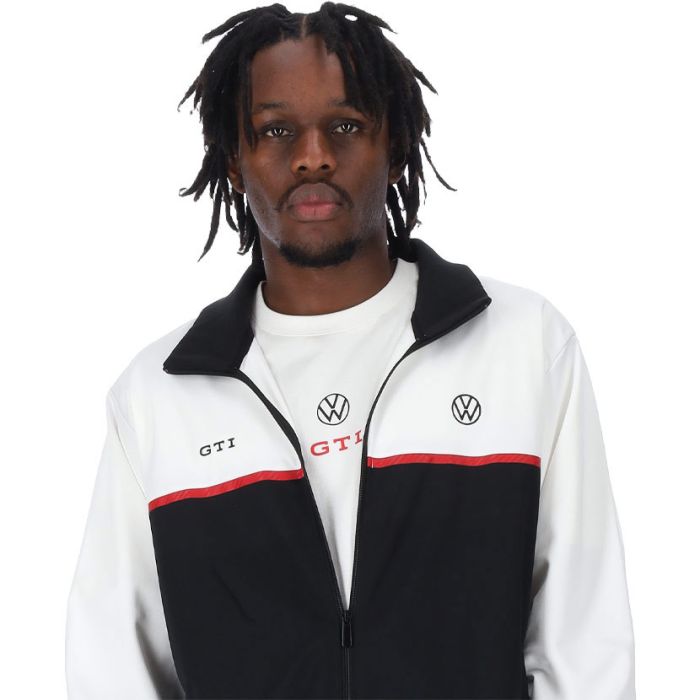 Volkswagen Con Panel Carbon Stripe GTI Jacket Mens Blanc