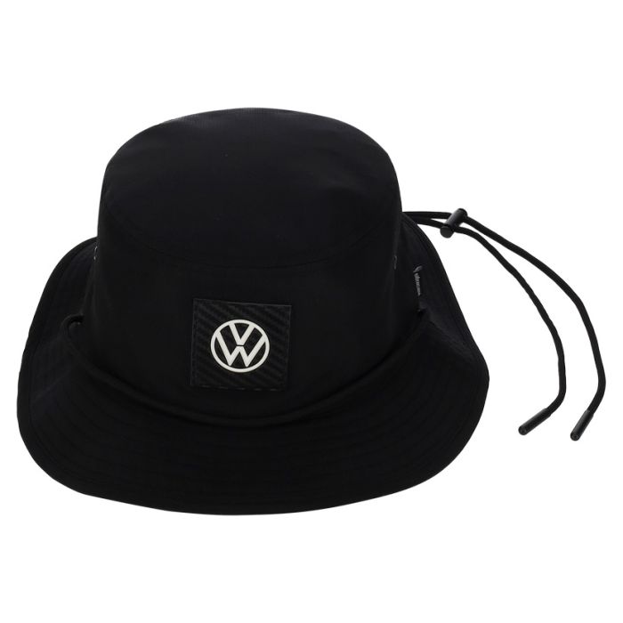 Volkswagen Carbon Fibre Logo Boonie Hat Black | Everyday Casual