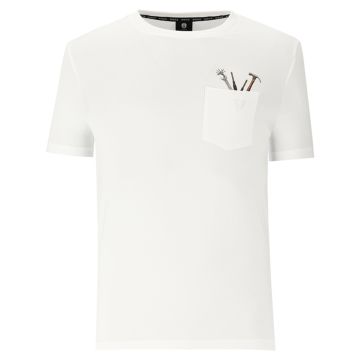 Nikos Work in Progress T-Shirt Mens White