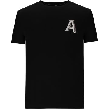 Nikos Ace of Hearts Graphic T-Shirt Mens Black