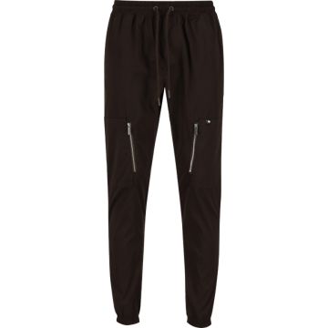 London Republic Denim Zip Hem Trackpants Mens Chocolate