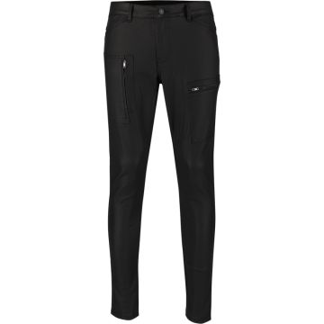 London Republic Zip Pocket Coated Denim Mens Black