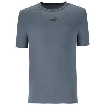 Puma Essentials No1 Logo Centered T-Shirt Mens Eve Blue