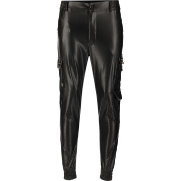 Rossimoda Caleb Lth Cargo Pants Mens Black/Gold