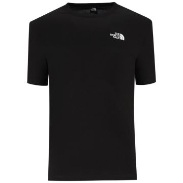 The North Face Explore T-Shirt Mens Black/Red/White