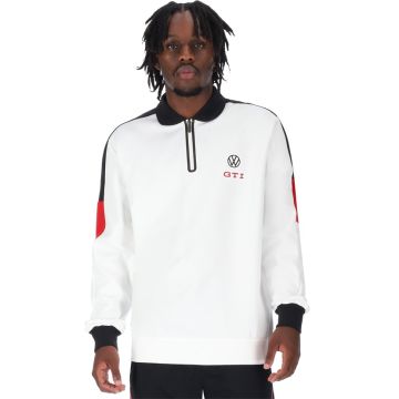 Volkswagen Con Colour 3/4 Zip GTI Jacket Mens White/Black
